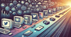 The evolution of social media: from the first platforms to modern technologies